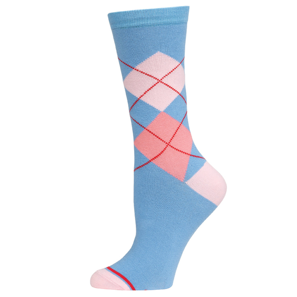 
                  
                    Pocket Socks®, Periwinkle Argyle, Womens
                  
                