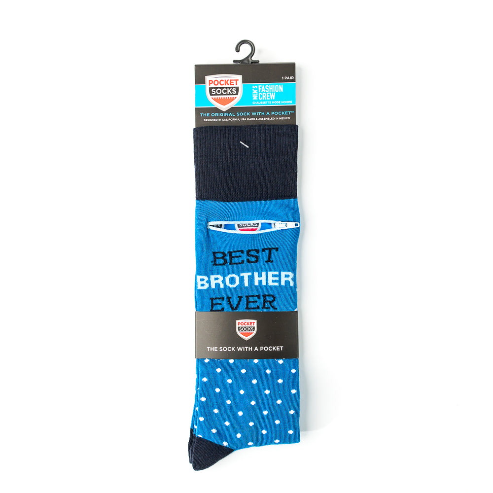 
                  
                    Pocket Socks® Best Brother Ever, Mens
                  
                