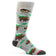 Pocket Socks® Bison on Green, Mens