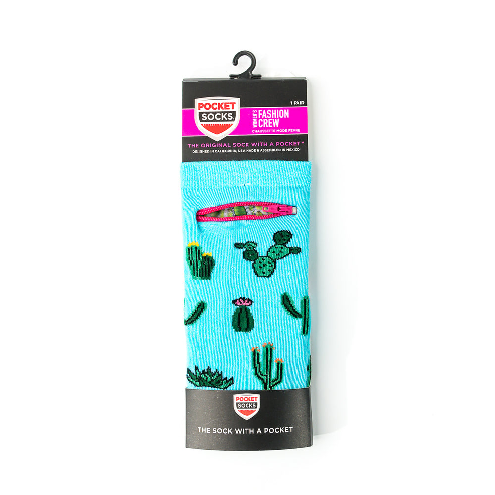 Pocket Socks® Cactus, Womens