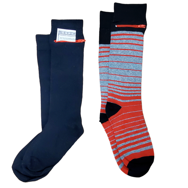 2 Pack Bundle Black & Black Grey (Large)