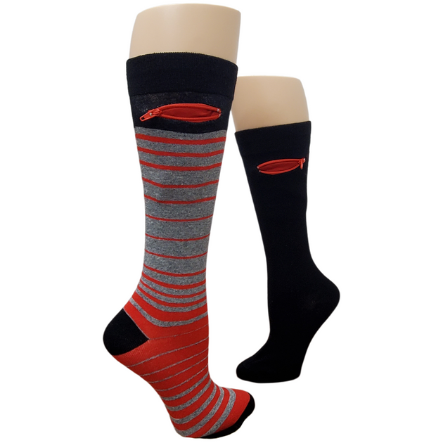 2 Pack Bundle Black & Black Grey (Large)