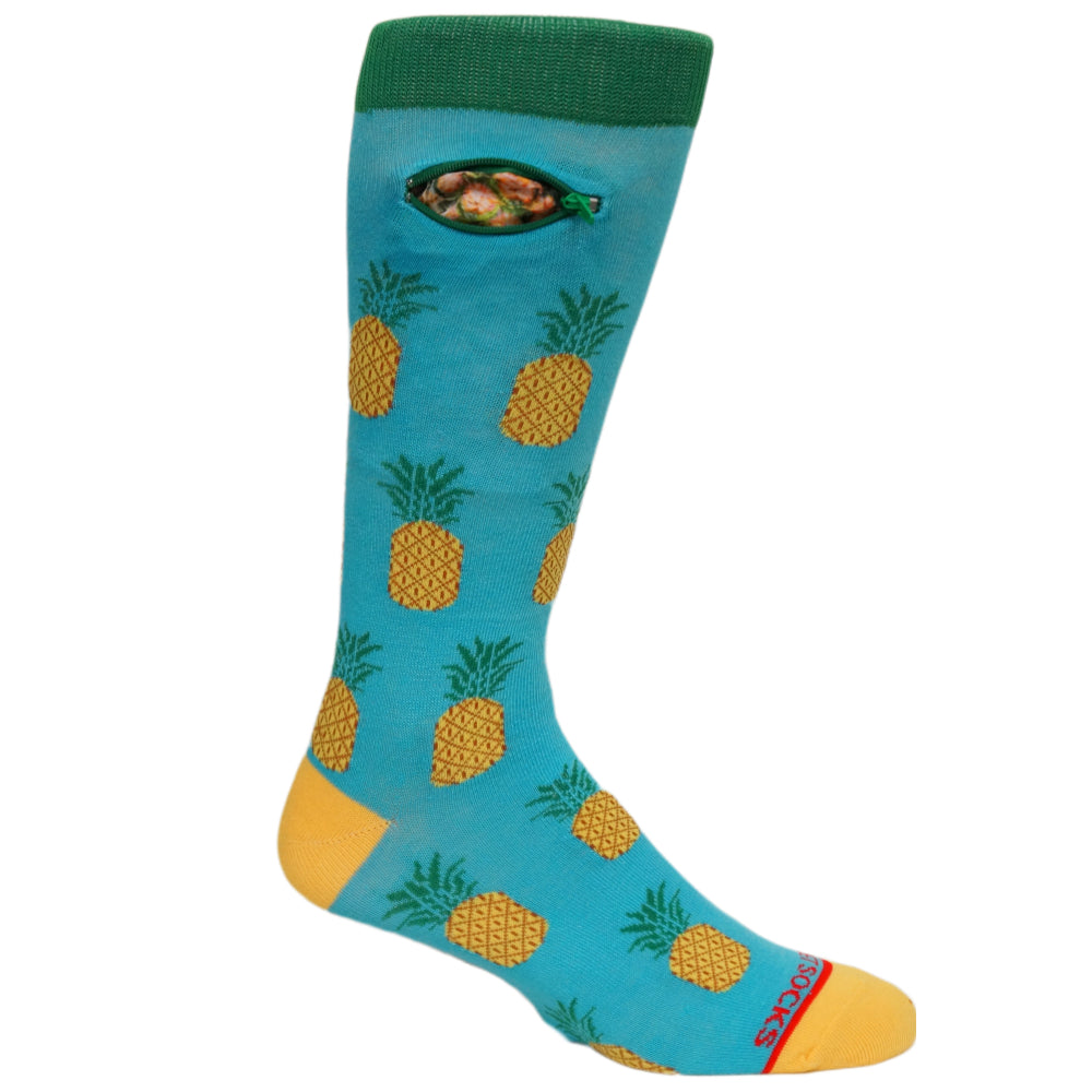 Pocket Socks®  Pineapple, Mens