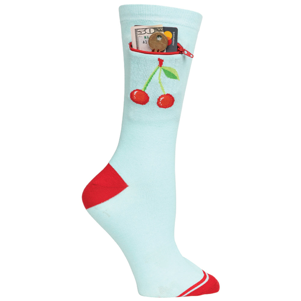 Pocket Socks®, Cherries, Womens