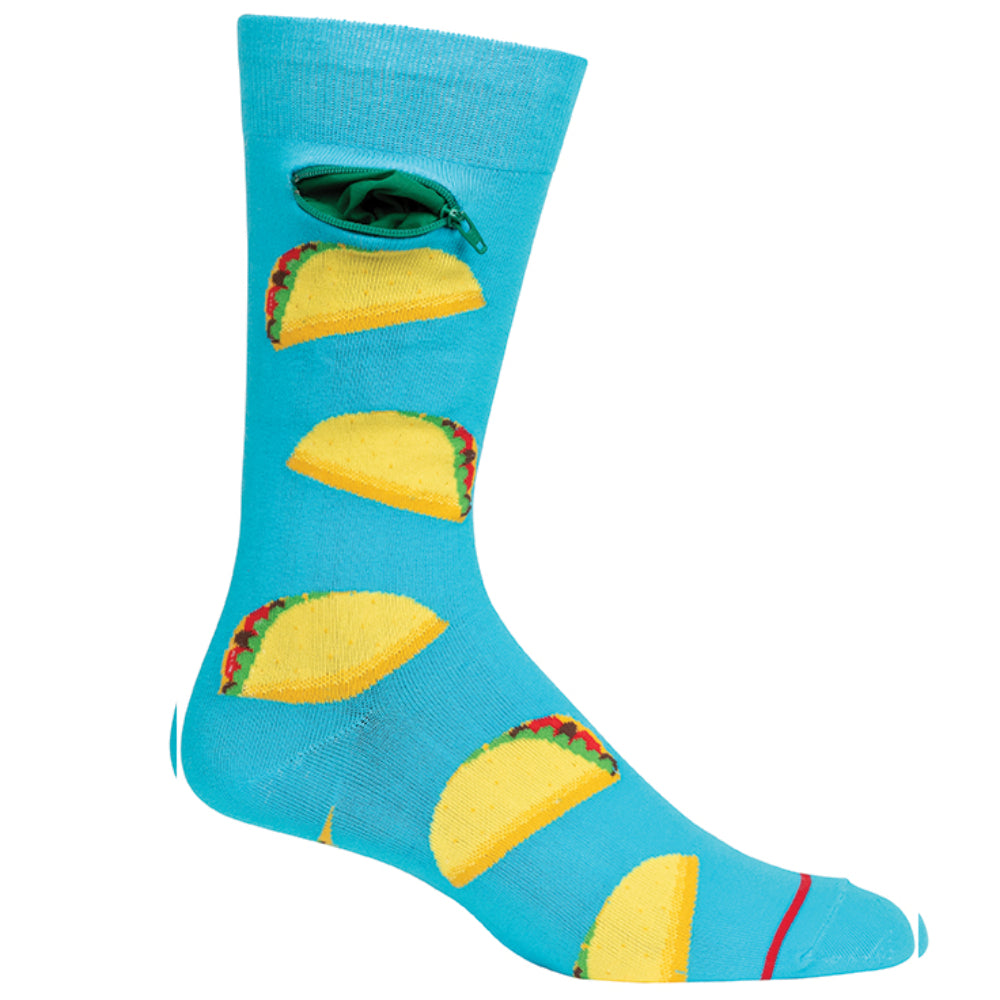 Pocket Socks®, Taco, Mens Deluxe