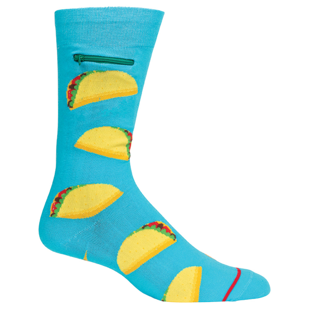 Pocket Socks®, Taco, Mens Deluxe
