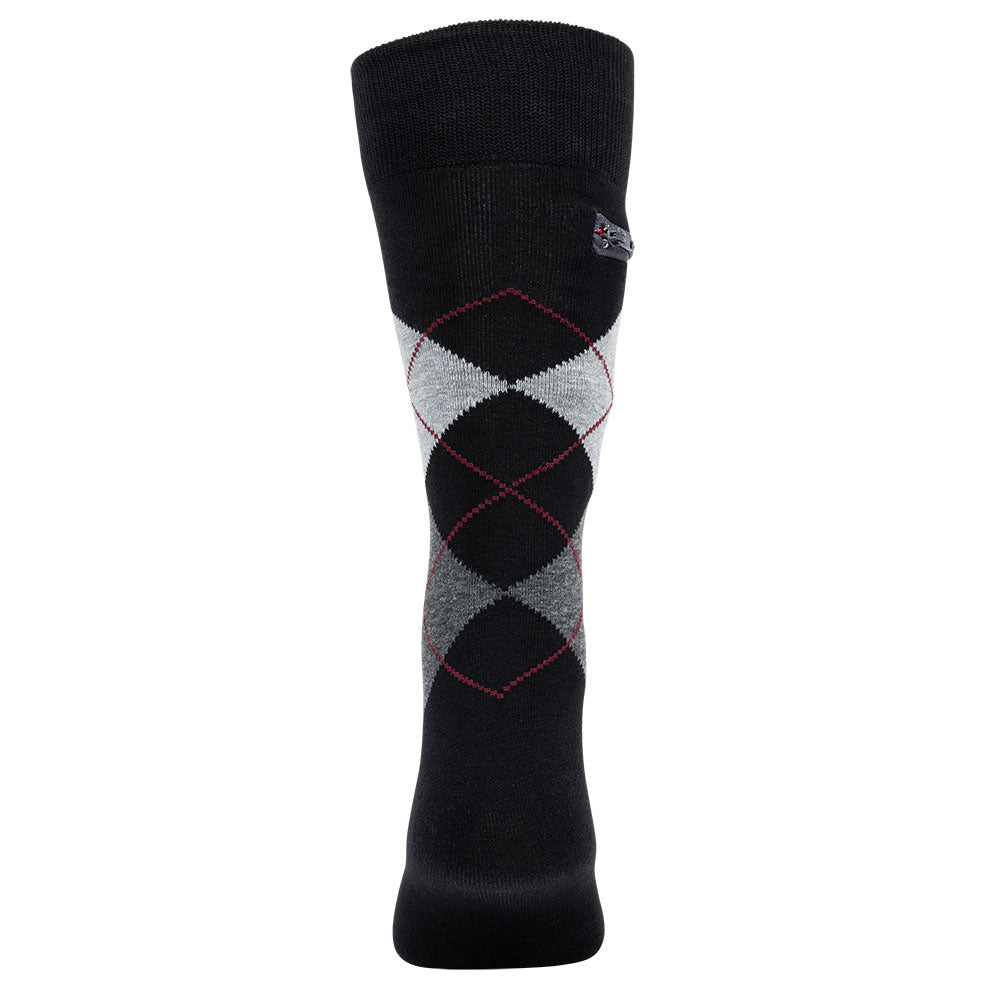 Pocket Socks®, Argyle Grey, Mens