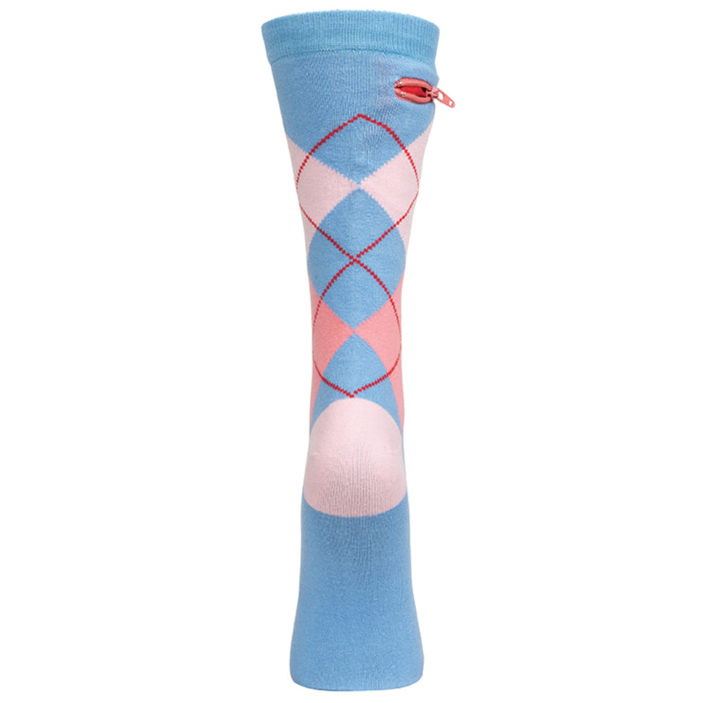 Pocket Socks®, Periwinkle Argyle, Womens