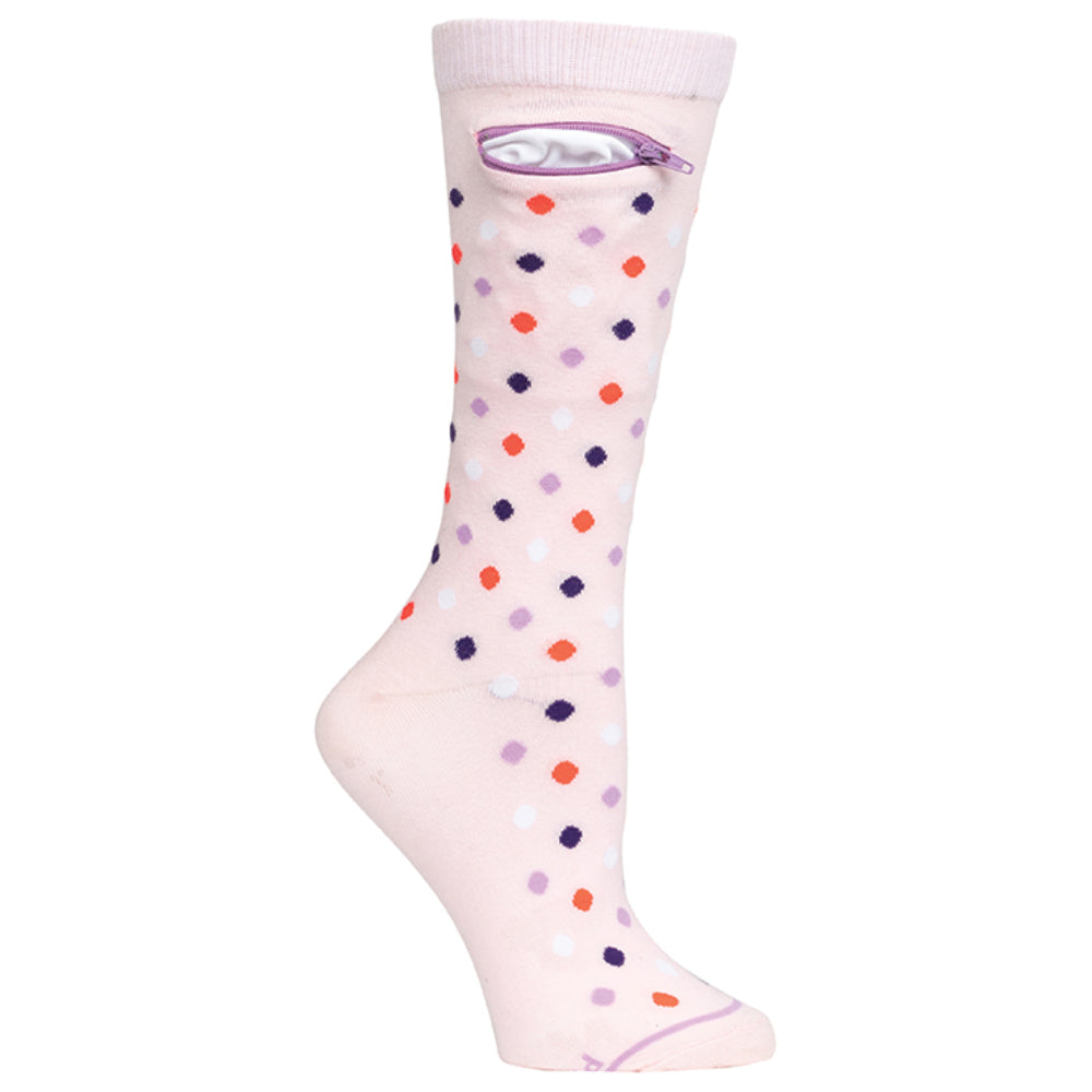 Pocket Socks®, Multi Dot Blush, Womens