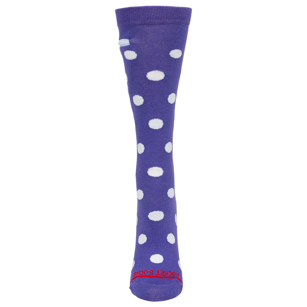 Pocket Socks®, Purple+Dot, Womens