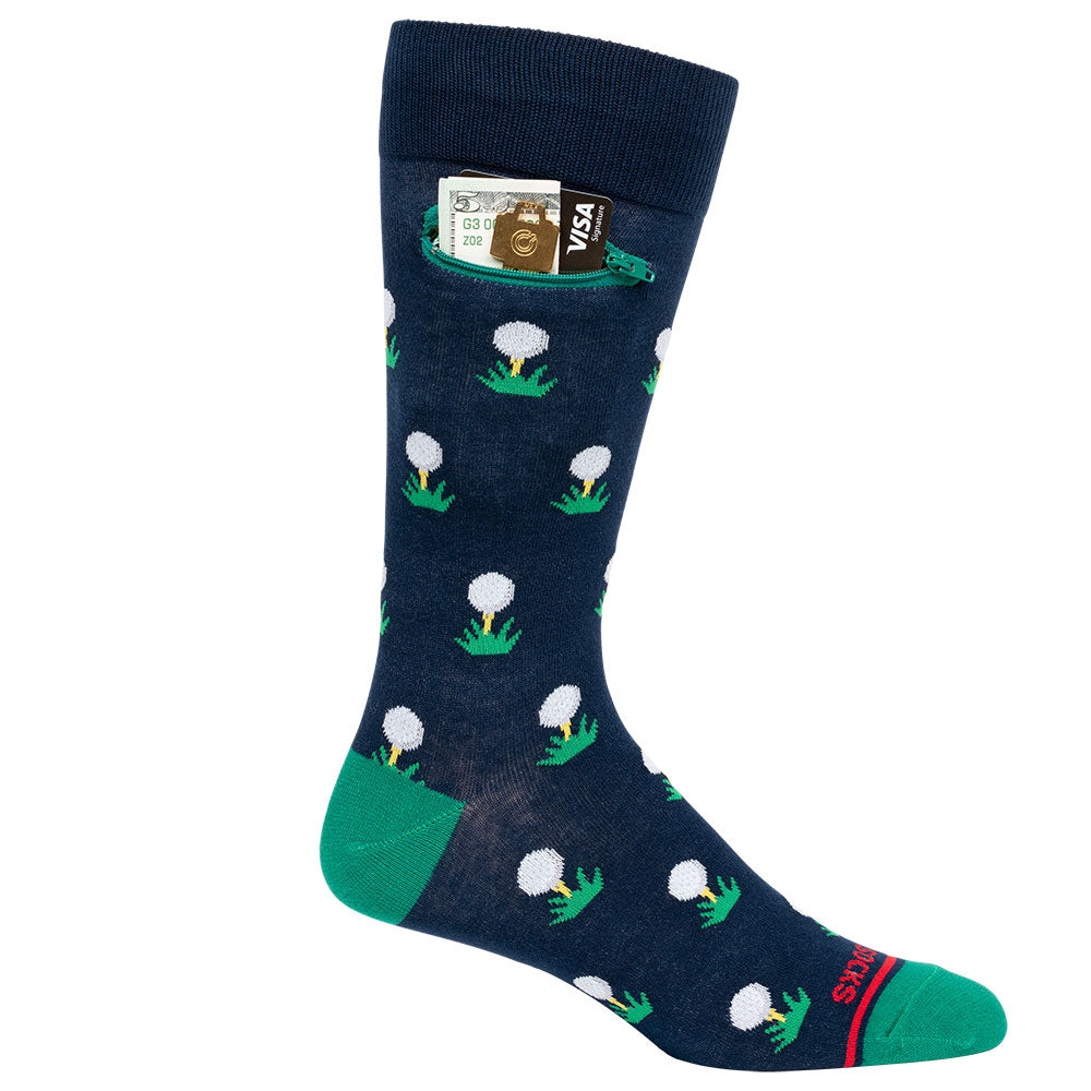 Pocket Socks®, Golf, Mens