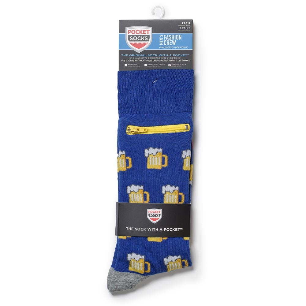 Pocket Socks®, Beer Me, Mens