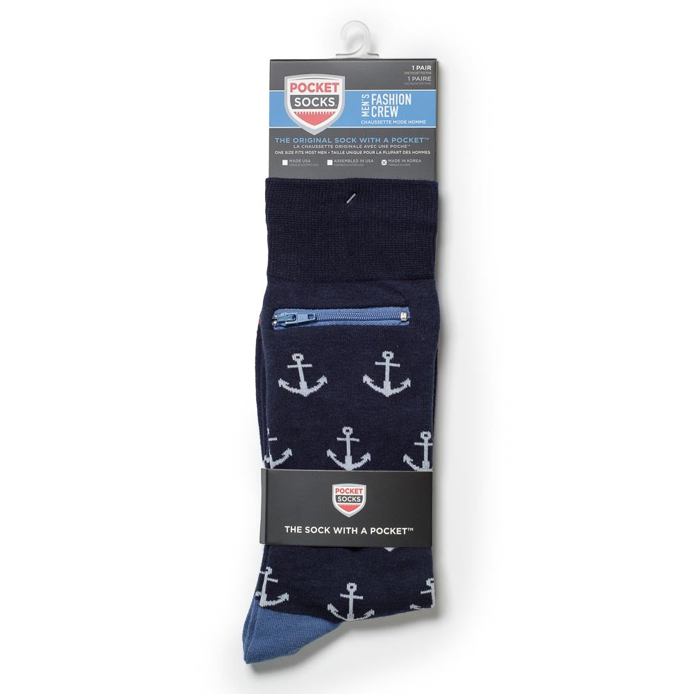 
                  
                    Pocket Socks®, Anchors, Mens
                  
                