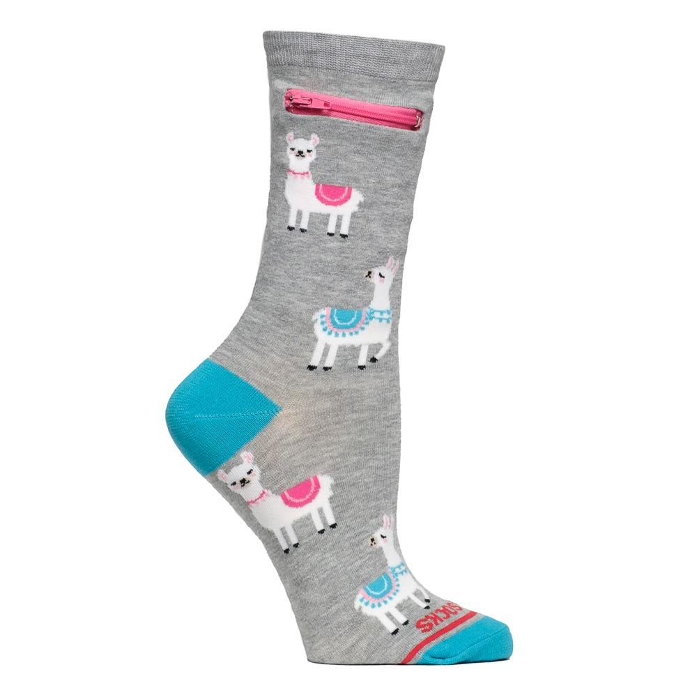 Pocket Socks®, Llama, Womens