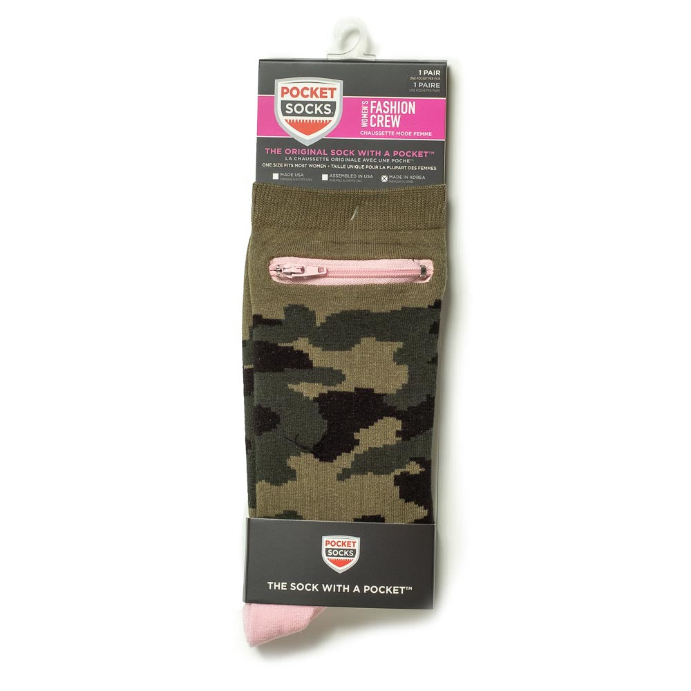 Pocket Socks®, Lady Camo, Womens