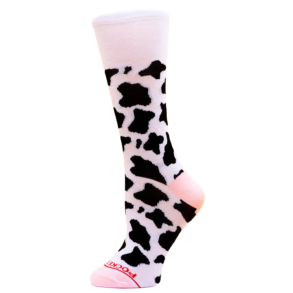 Pocket Socks® Moo Cow, Womens