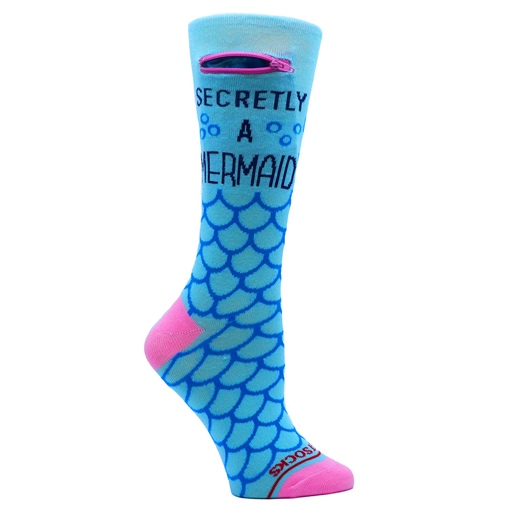 Pocket Socks® Mermaid, Womens