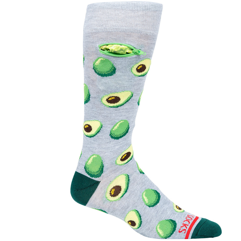 Pocket Socks®, Avocado, Mens