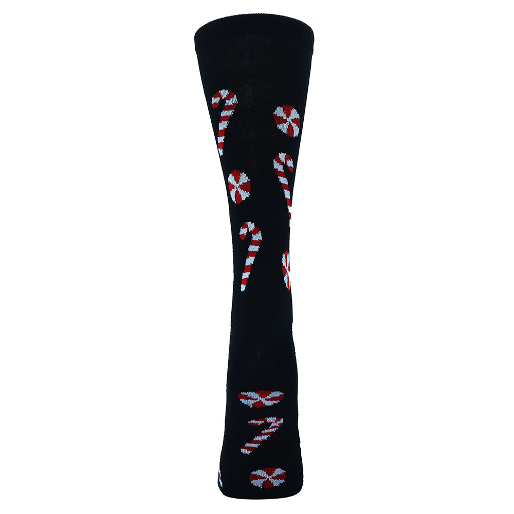 
                  
                    Candy Canes on Black Pocket Socks®, Womens, One Size
                  
                