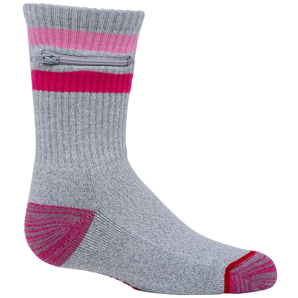 Pocket Socks®, Kids, Pink Stripes
