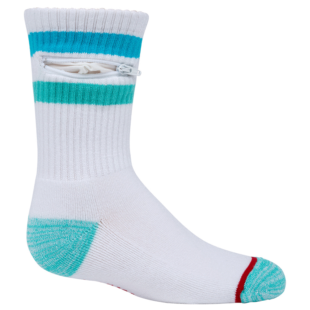 
                  
                    Pocket Socks®, Kids, Aqua Stripe
                  
                