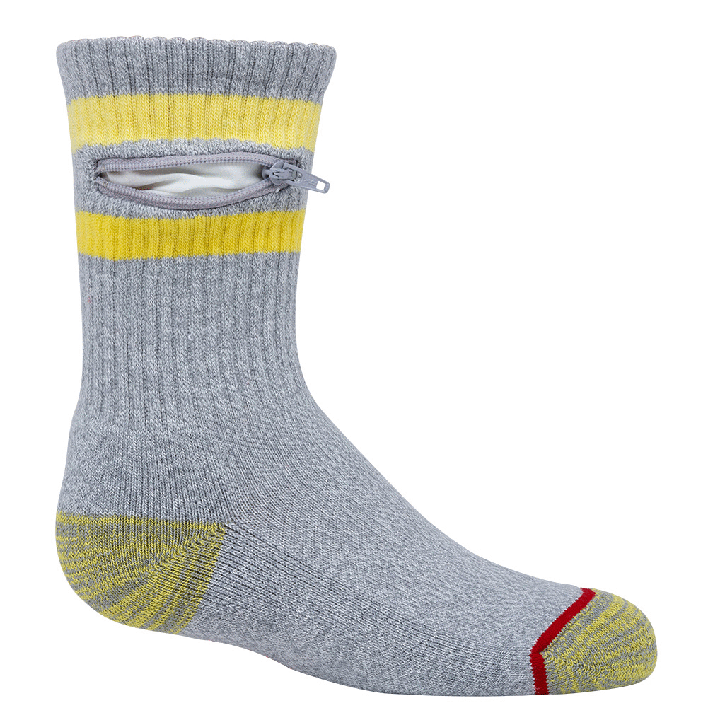 Pocket Socks®, Kids, Yellow Stripe
