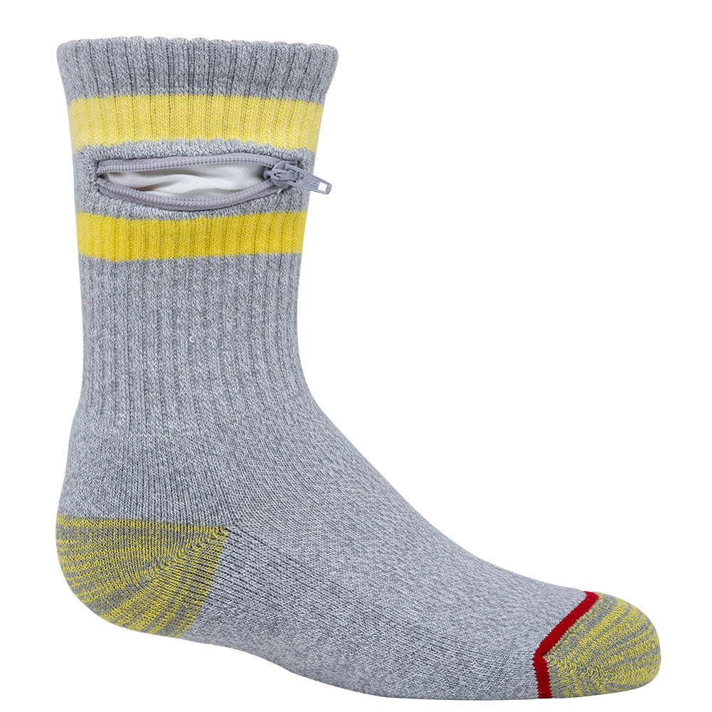 Pocket Socks®, Kids, Yellow Stripe