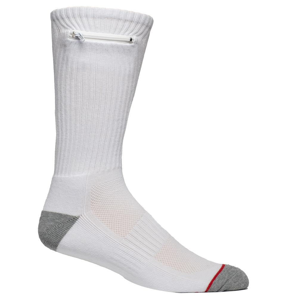 
                  
                    Pocket Socks® Crew White, Large
                  
                