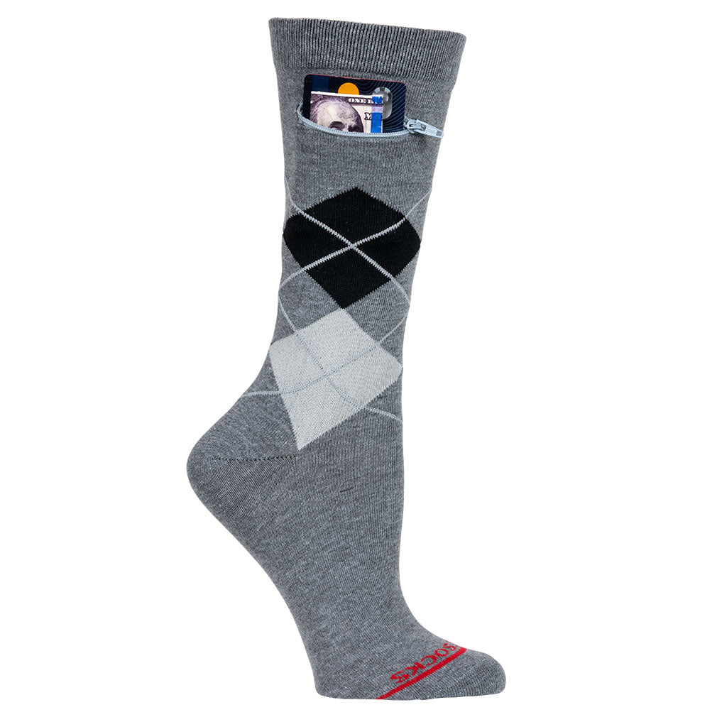 Argyle and Solids Pocket Socks (3-Pack), Pocket Socks®