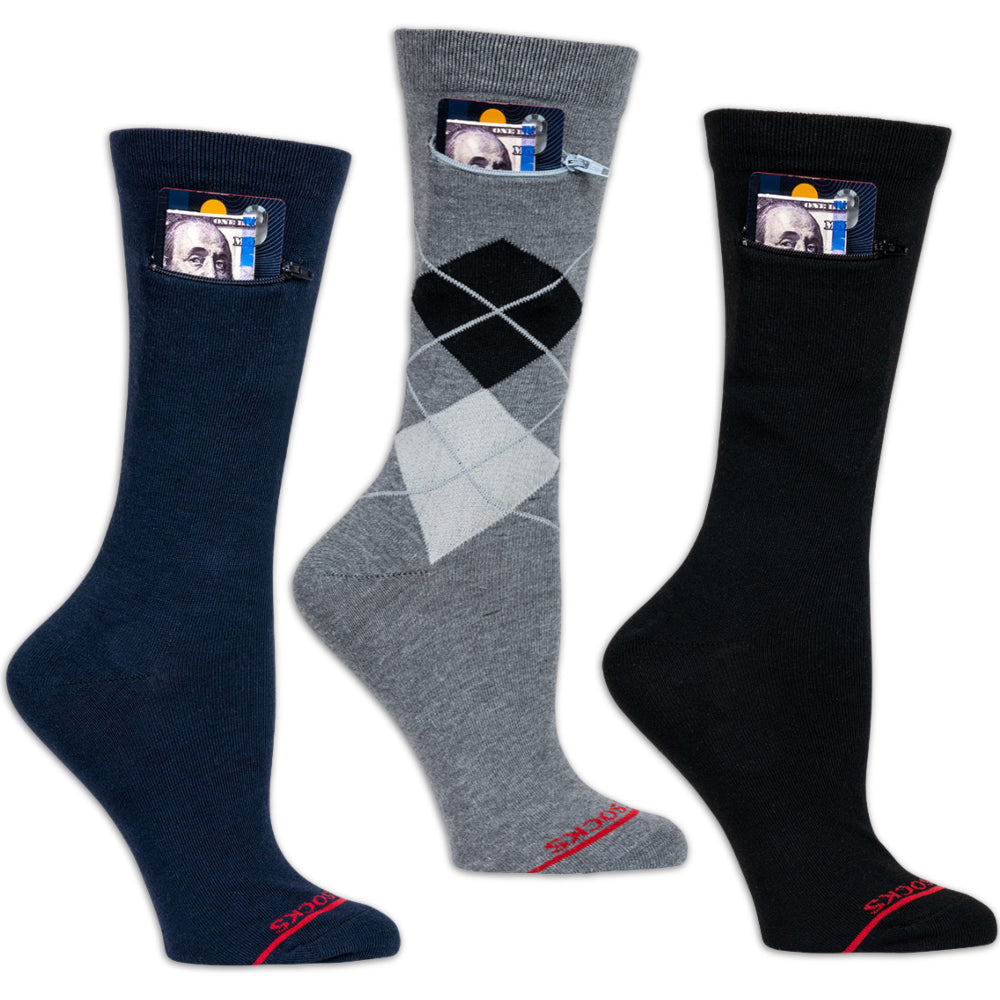
                  
                    Argyle and Solids Pocket Socks (3-Pack), Pocket Socks®
                  
                