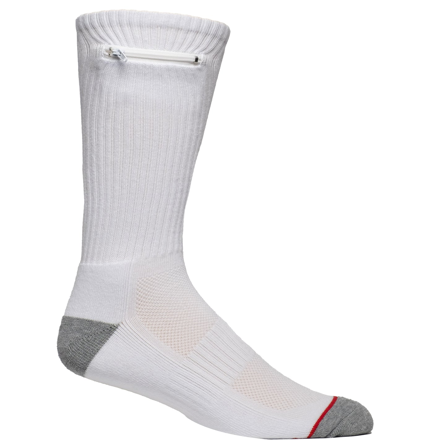
                  
                    Pocket Socks® Crew White, Medium
                  
                