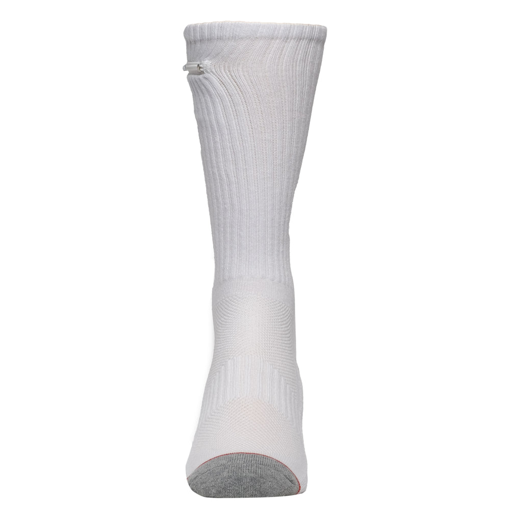 
                  
                    Pocket Socks® Crew White, Medium
                  
                