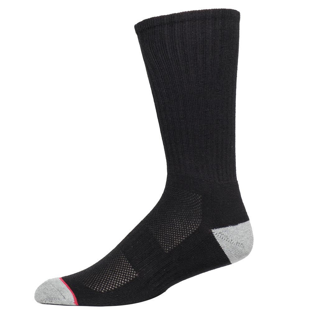 Pocket Socks® Crew Black, Large