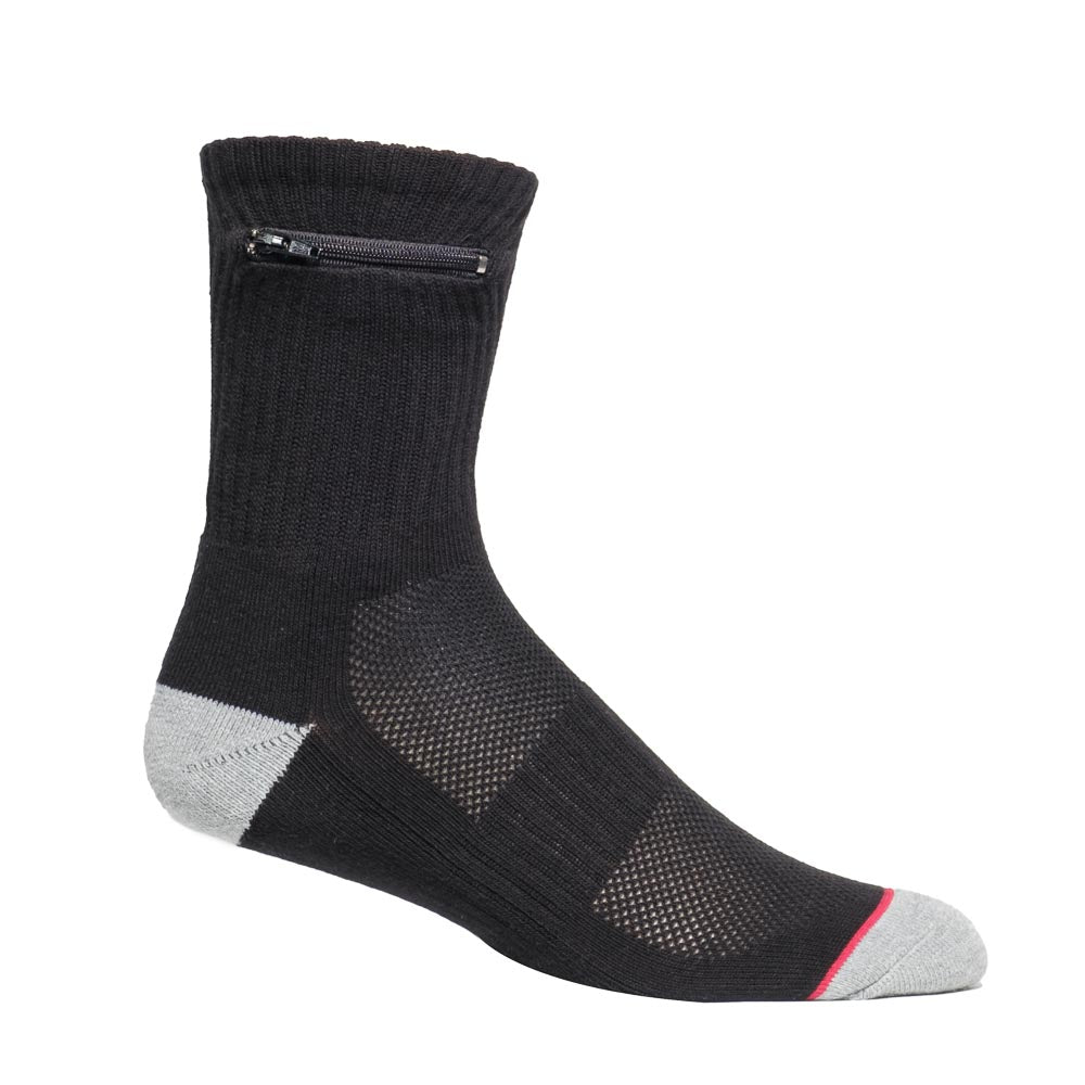 Sport Ankle Pocket Socks® Black