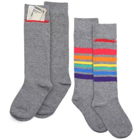 2 Pack Bundle Rainbow and Grey (Small/Medium)