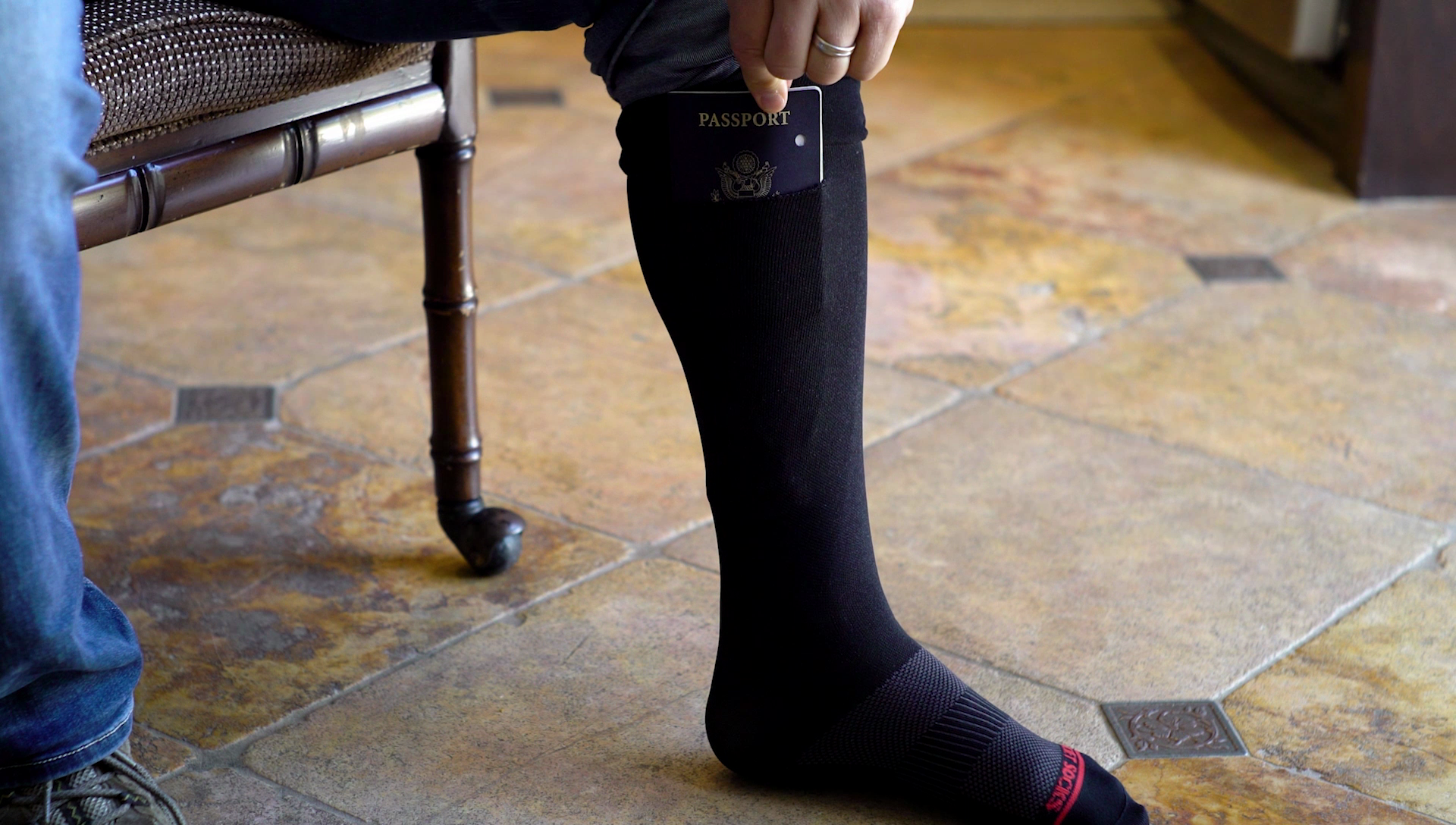 Pocket Socks® Compression, Black