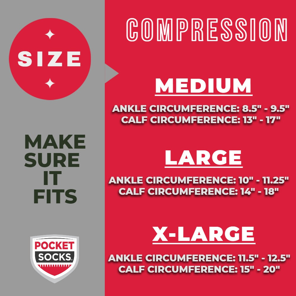 
                  
                    Pocket Socks® Compression, Black
                  
                
