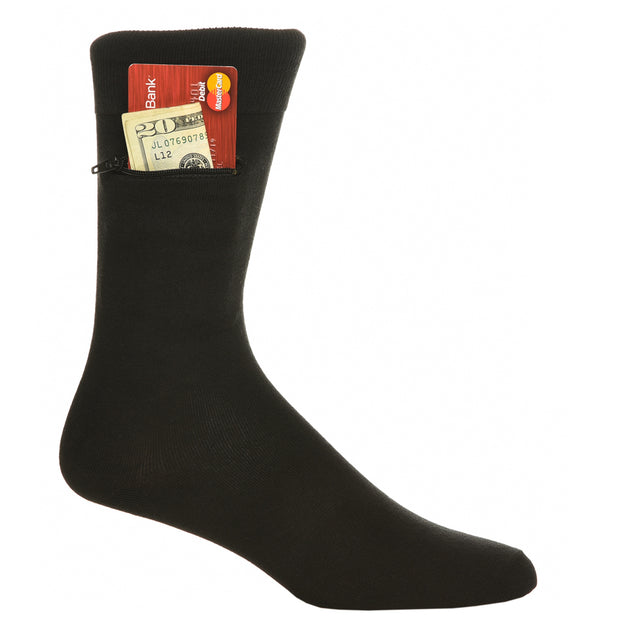 Pocket Socks®, Black Dress 3-Pack