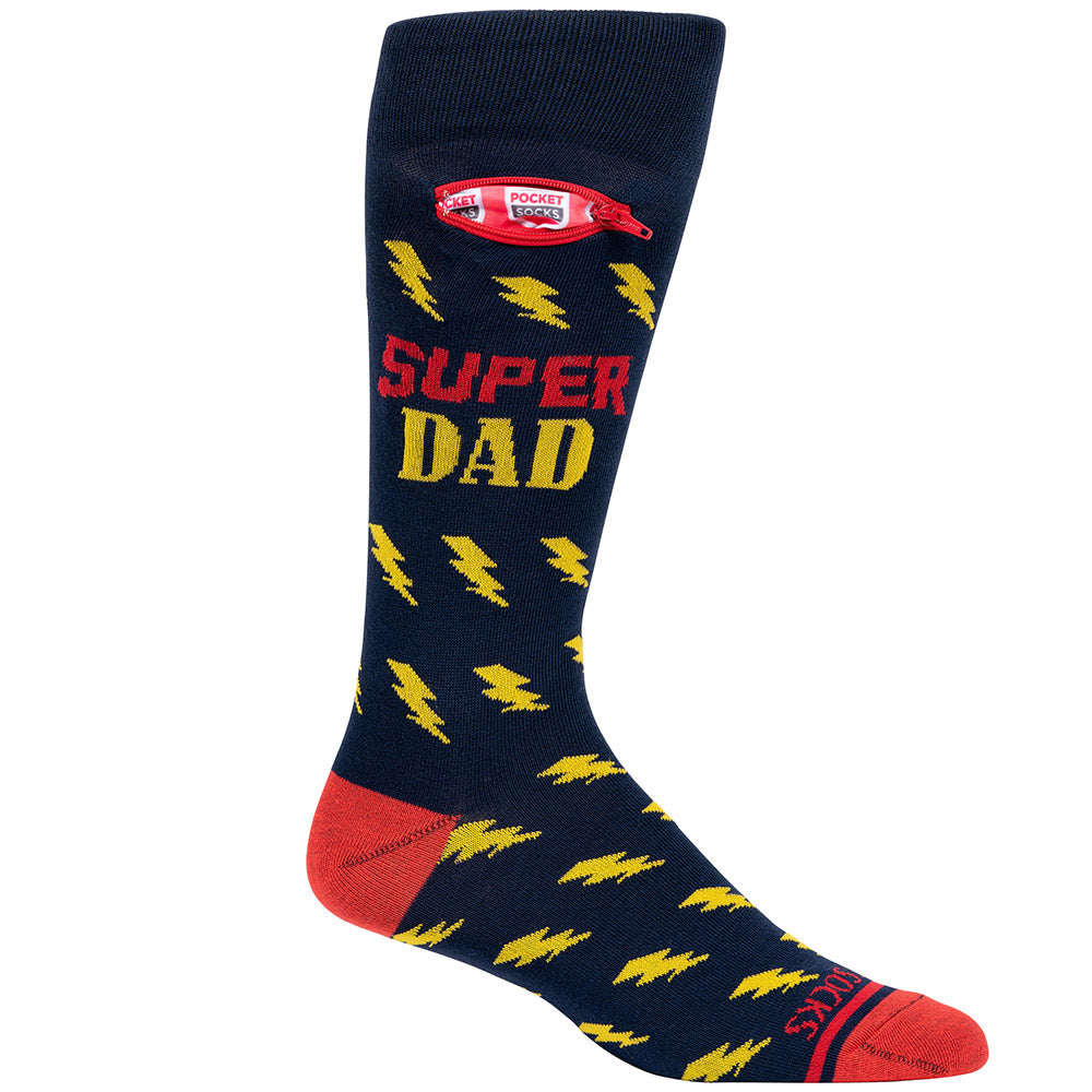 
                  
                    Pocket Socks® Super Dad, Mens
                  
                