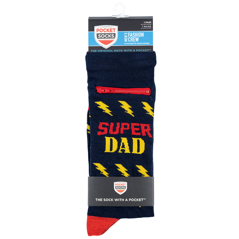 
                  
                    Pocket Socks® Super Dad, Mens
                  
                