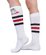 2 Pack Bundle White Sport Stripe (Small/Medium)